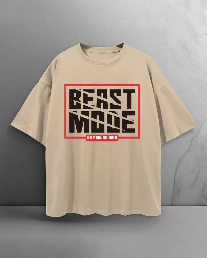 Power Beast Mode T-shirt Oversized