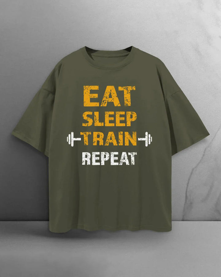 Power Eat/Sleep T-shirt Oversized