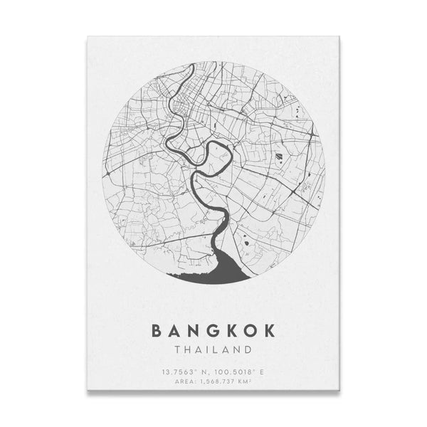 Map of Bangkok