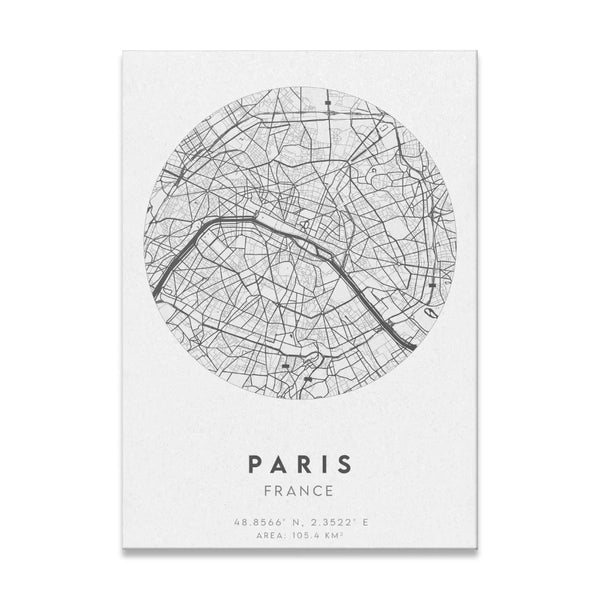 Map of Paris