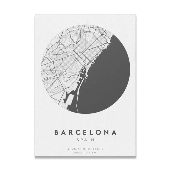 Map of Barcelona