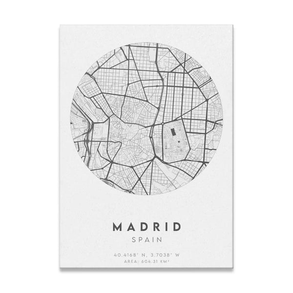 Map of Madrid