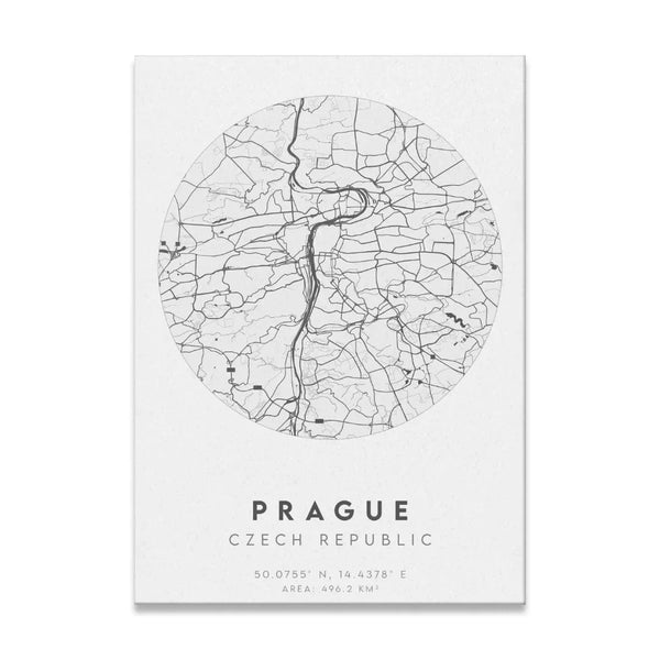 Map of Prague