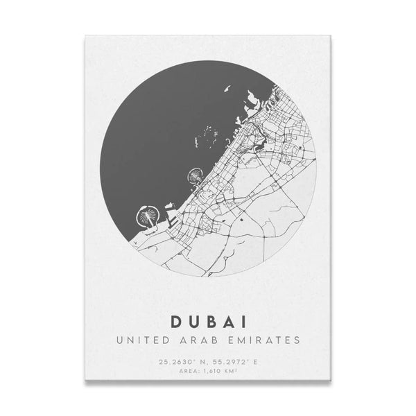 Map of Dubai