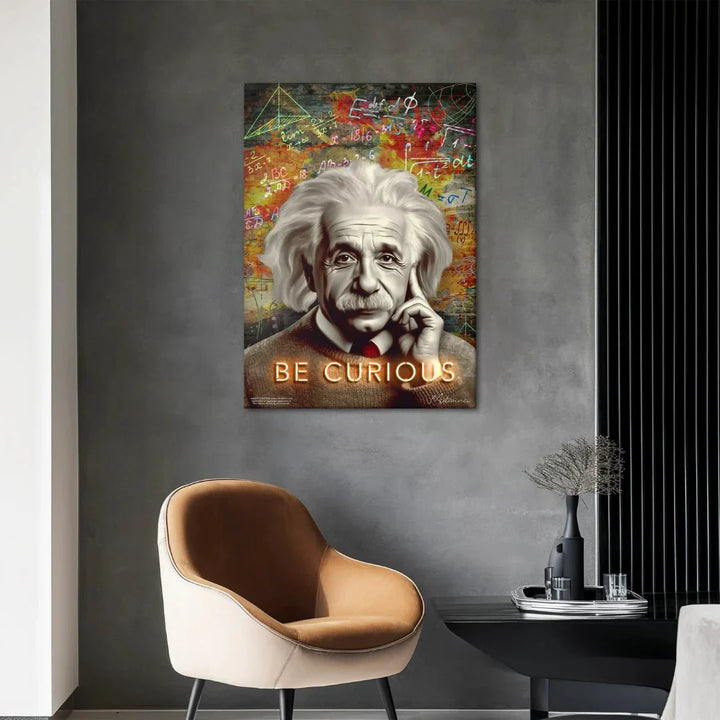 Albert Einstein - Curious - Motivinci