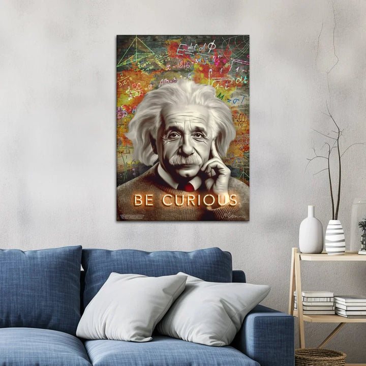 Albert Einstein - Curious - Motivinci