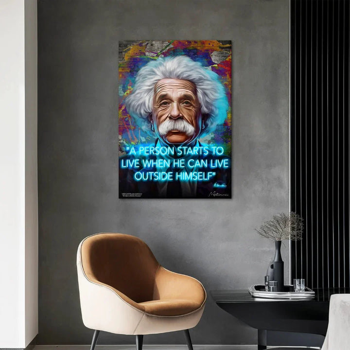 Albert Einstein - Start To Live - Motivinci