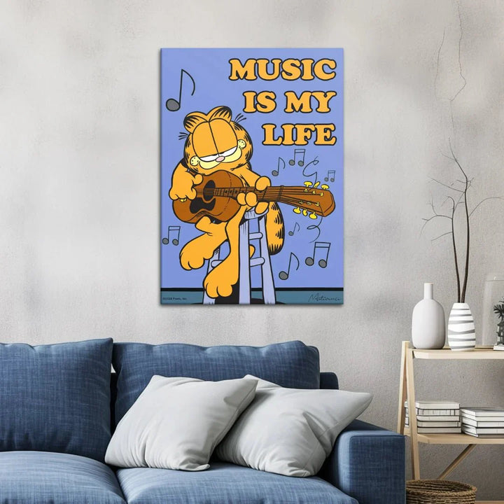 Garfield - Music is My Life - Motivinci