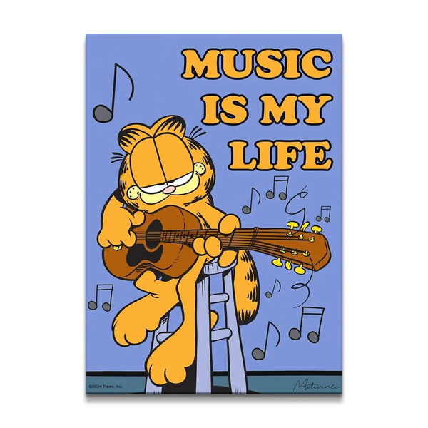 Garfield - Music is My Life - Motivinci