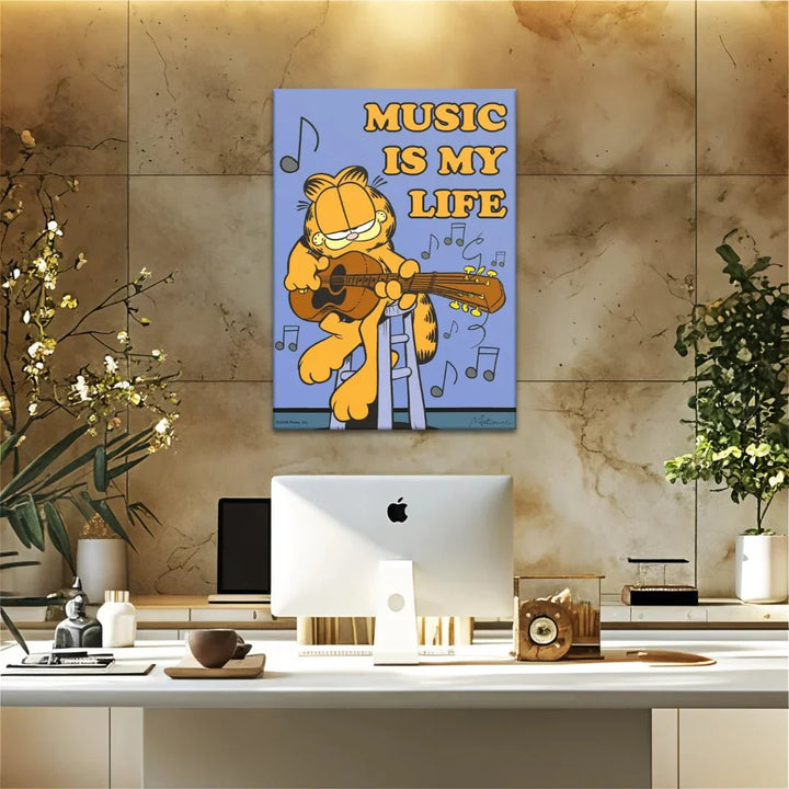 Garfield - Music is My Life - Motivinci