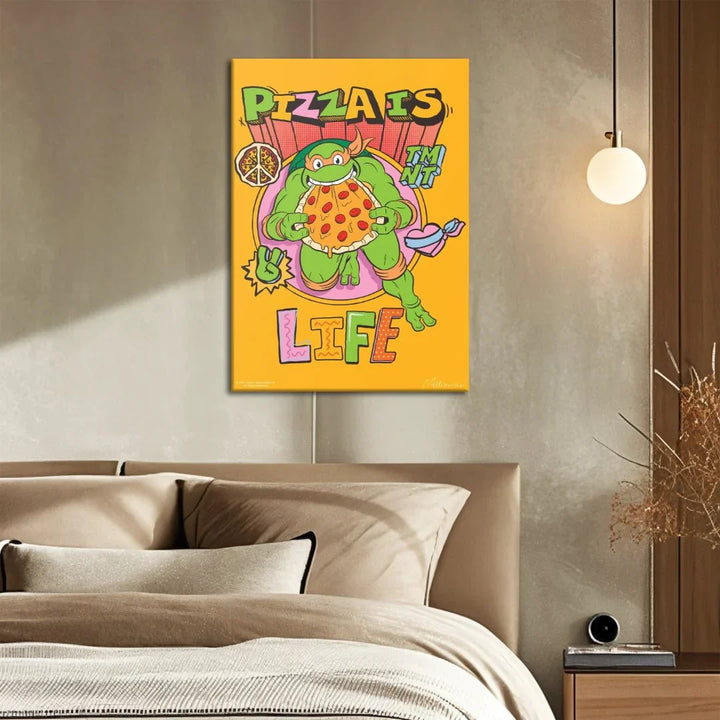 Teenage Ninja Turtle - Pizza Is Life - Motivinci